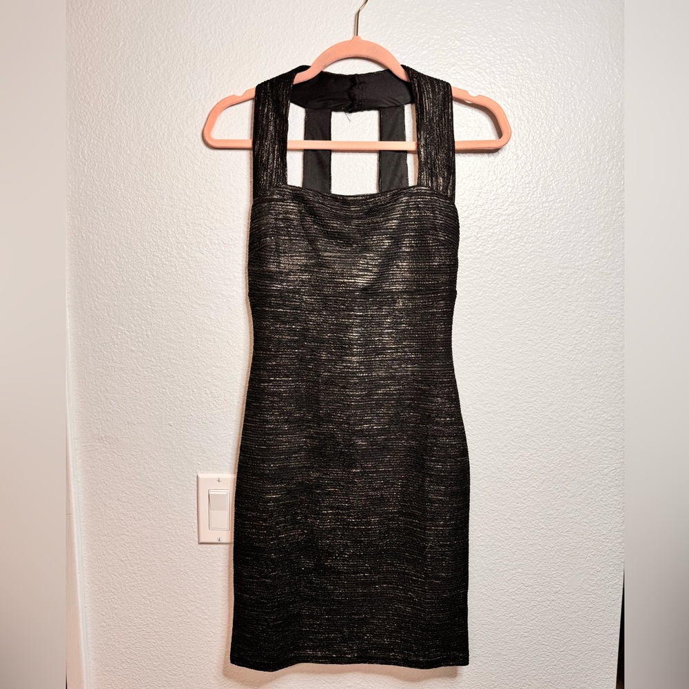 Black/gold dress ♡